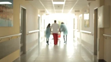 Hospital corridor Stock Footage 85862638