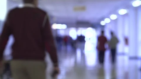 Hospital corridor time lapse Stock Footage 40267368