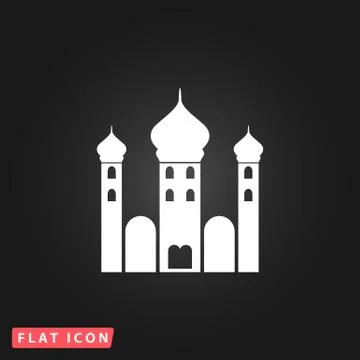 Hospital flat icon Stock Illustration
