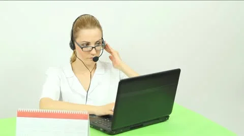 Hospital help desk Video stock 10720396