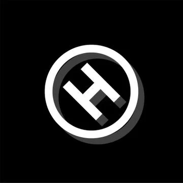 Hospital icon flat Stock Illustration