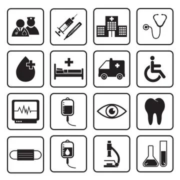Hospital icon Stock Illustration