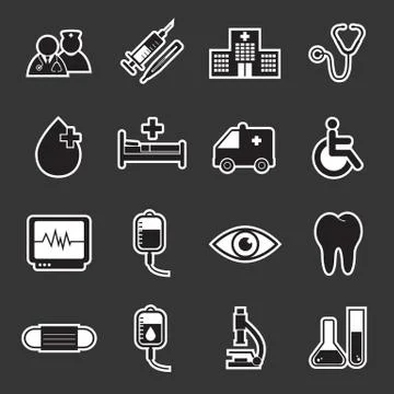 Hospital icon Stock Illustration