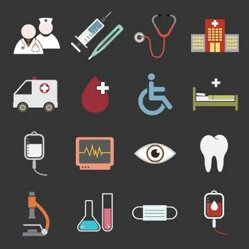 Hospital icon Stock Illustration