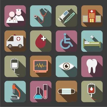 Hospital icon Stock Illustration
