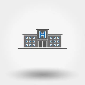 Hospital icon Stock Illustration