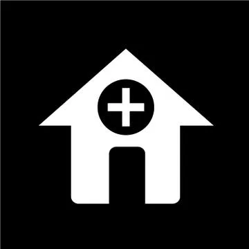 Hospital icon Stockillustratie