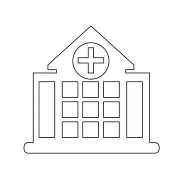 Hospital icon Stock Illustration