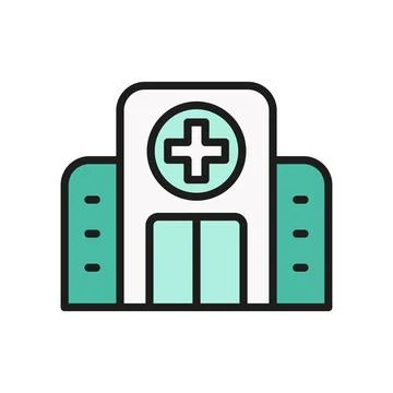 Hospital icon vector design templates simple and modern Stock Illustration