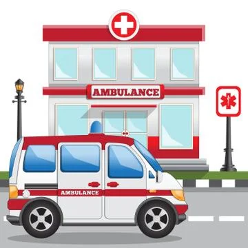 Hospital. Stock Illustration