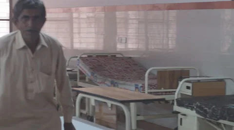 Hospital Inside view Stock Footage 53418429