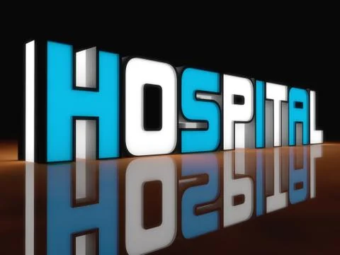 Hospital light Stock Illustration