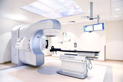 Hospital linear accelerator Stock Photos