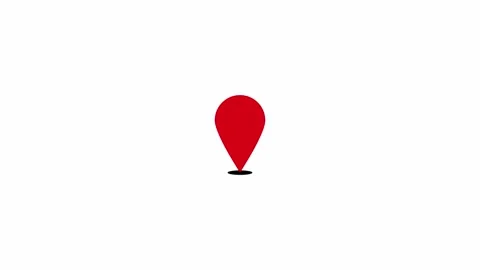 Hospital Location Pin Map Pointer Animated Icon Видео 338442547