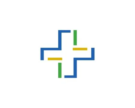 Hospital logo 스톡 일러스트