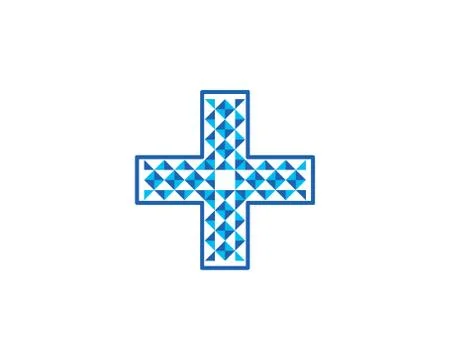Hospital logo 스톡 일러스트
