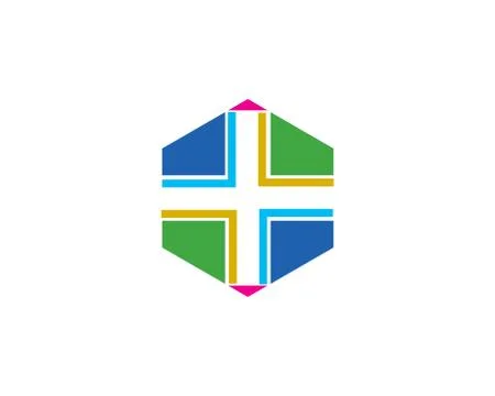 Hospital logo 스톡 일러스트