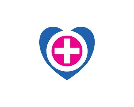 Hospital logo 스톡 일러스트