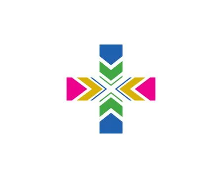 Hospital logo 스톡 일러스트