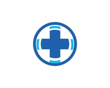 Hospital logo 스톡 일러스트