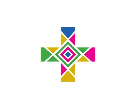 Hospital logo 스톡 일러스트