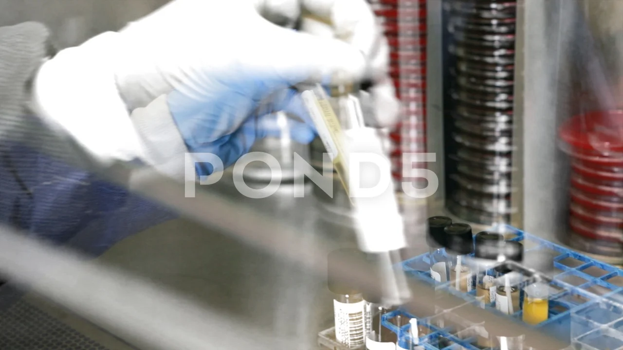 Hospital medical lab research background... | Stock Video | Pond5