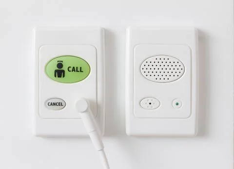 Hospital nurse call button Stock Photos