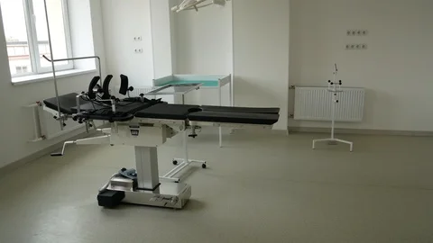 Hospital operating table Stock Footage 116543082