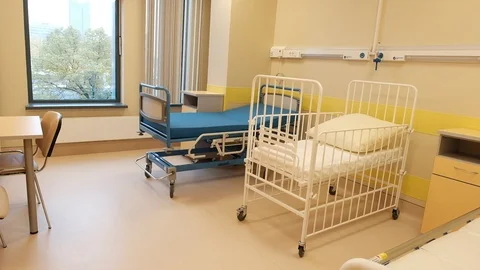 Hospital patient room Stock Footage