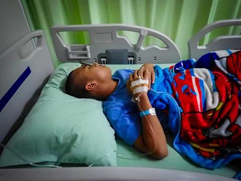 Hospital patients Foto stock