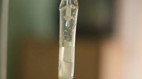 Hospital procedures dropper Stock Footage 57933862