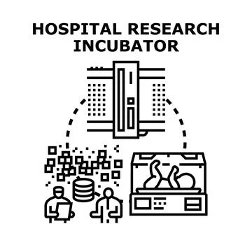 Hospital research incubator developing innovative healthcare solutions 스톡 일러스트
