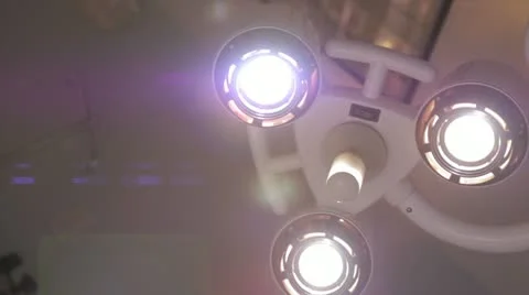 Hospital spotlight 스톡 동영상 12459173