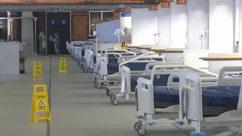 In hospital than at start of first lockdown (3) Video stock 145873914