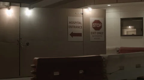 Hospital Under Construction Close-up Stock-Footage 48370325