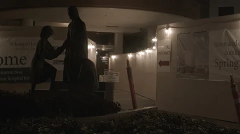 Hospital Under Construction Medium Stock-Footage 48370234