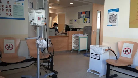A hospital ward. Stock Footage 151194875