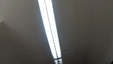 Hospital white corridor ceiling Stock Footage 140547593