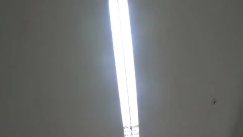Hospital white corridor ceiling Video stock 140547693