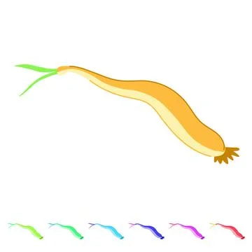 Host parasite vector cartoon graphic Illustrazione stock