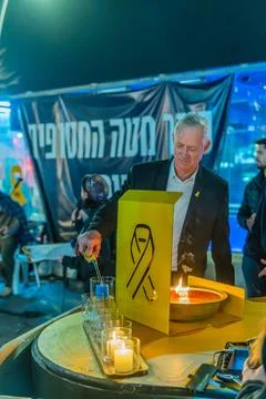 Hostages support assembly, Haifa Stock Photos