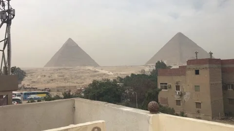Hostel pyramids Stock Footage 157822599