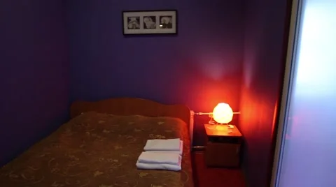 Hostel Room Stock Footage 45859957
