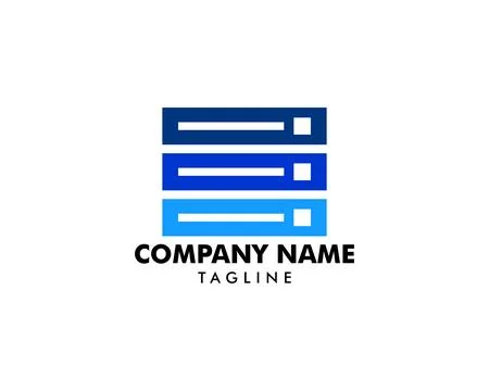 Hosting Logo Template Design Vector Stock Illustration