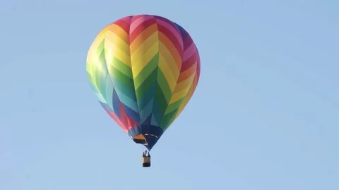 Hot air balloon 1 Stock Footage 76332843