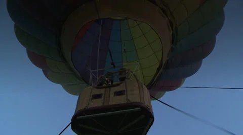 Hot Air Balloon 2 Stock Footage 22771472