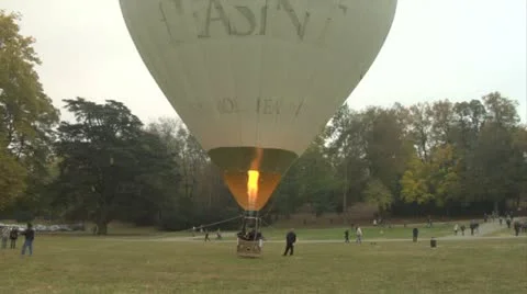 Hot-air balloon 21 e Stock Footage 18184667