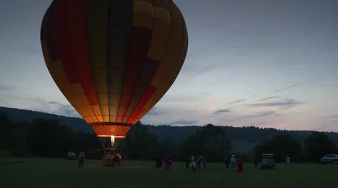 Hot Air Balloon 4 Stock Footage 22771603