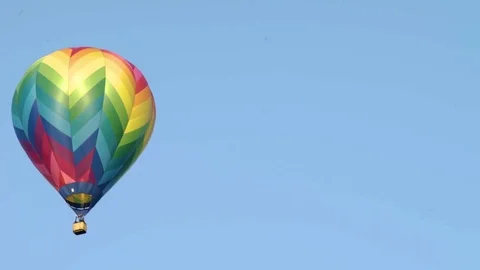 Hot air balloon 4 Stock Footage 76331827
