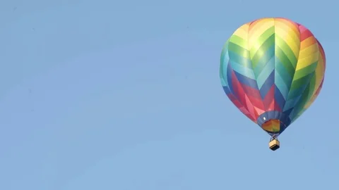 Hot air balloon 5 Stock Footage 76331532